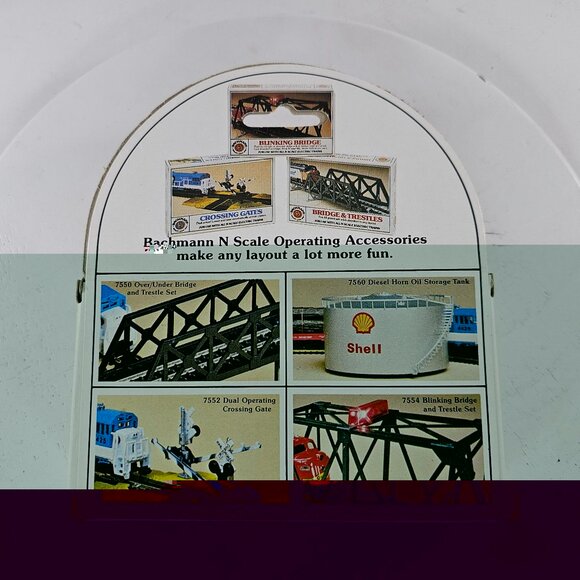 Bachmann Train N Scale 47ft Covered 70 Ton Hopper Wabash Railroad RR #73661 - Picture 5 of 6